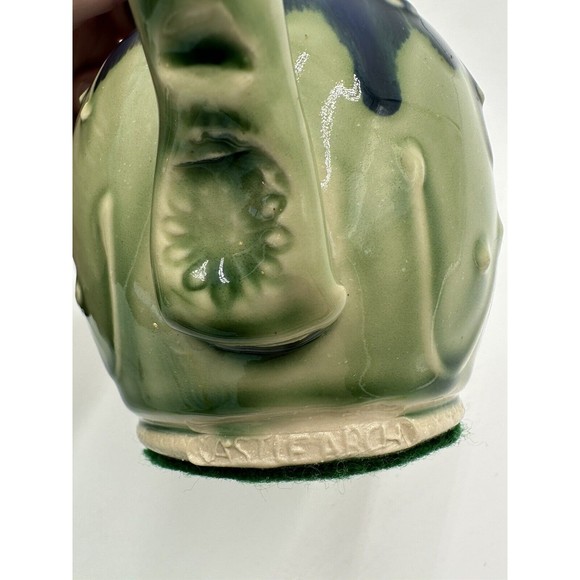 Rare Vintage Castle Arch Pottery Water Pitcher Jug Creamer 4.75” Castle Ireland - Picture 6 of 11